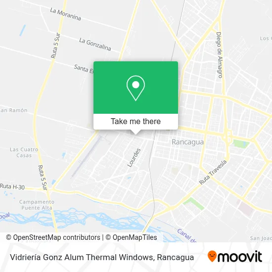 Vidriería Gonz Alum Thermal Windows map