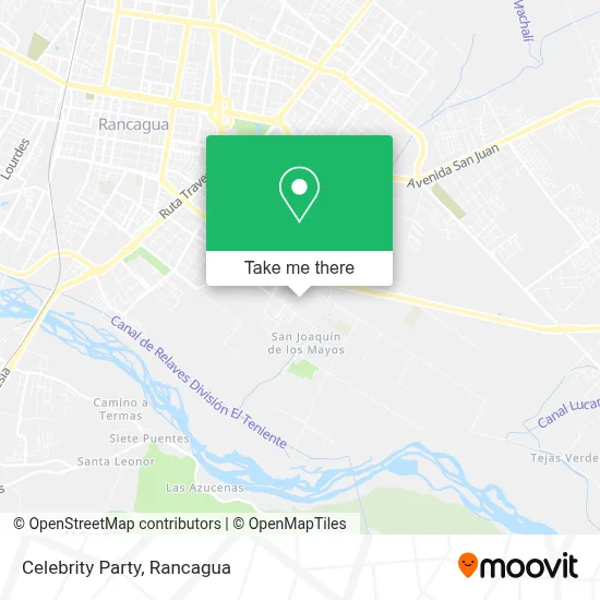 Celebrity Party map