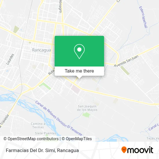 Farmacias Del Dr. Simi map