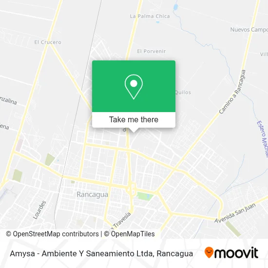 Amysa - Ambiente Y Saneamiento Ltda map