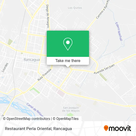 Restaurant Perla Oriental map
