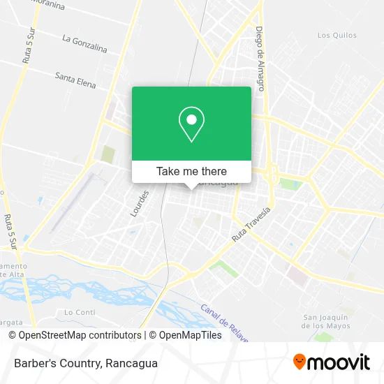 Barber's Country map