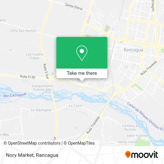 Nory Market map