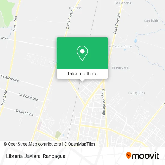 Librería Javiera map