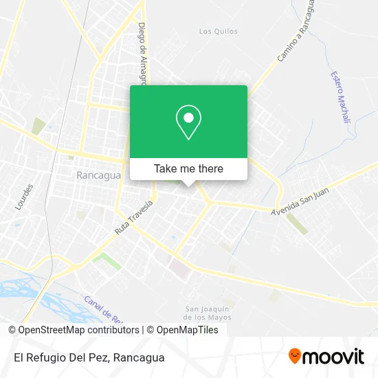 El Refugio Del Pez map