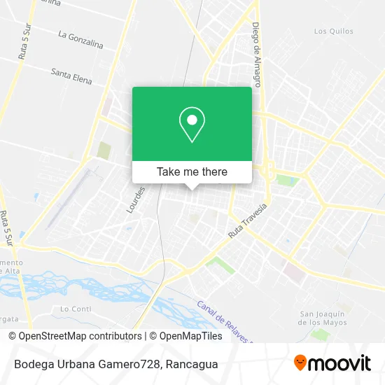 Bodega Urbana Gamero728 map