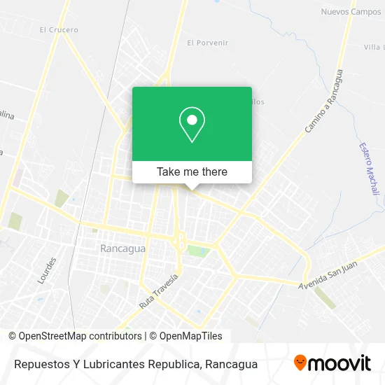 Repuestos Y Lubricantes Republica map
