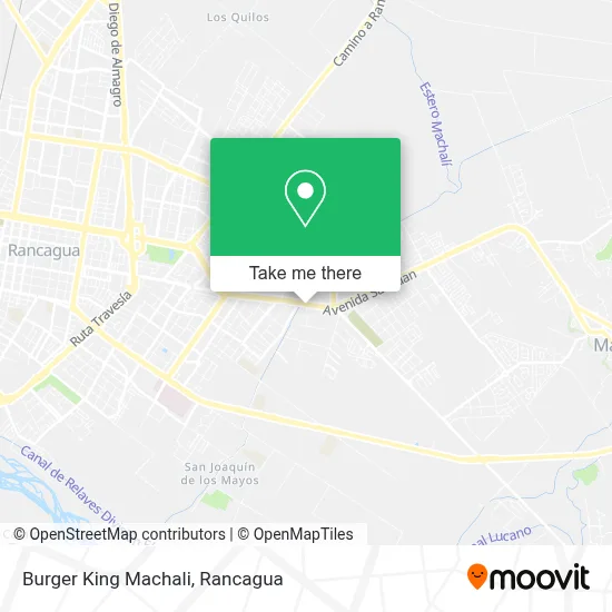 Burger King Machali map