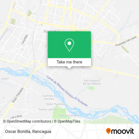 Oscar Bonilla map