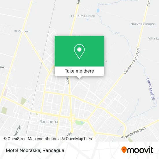 Motel Nebraska map