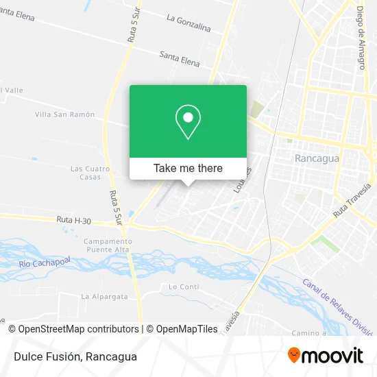 Dulce Fusión map