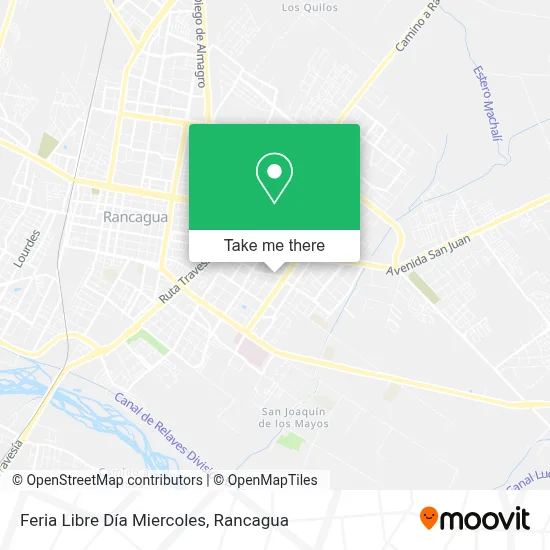 Feria Libre Día Miercoles map