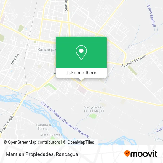 Mantian Propiedades map