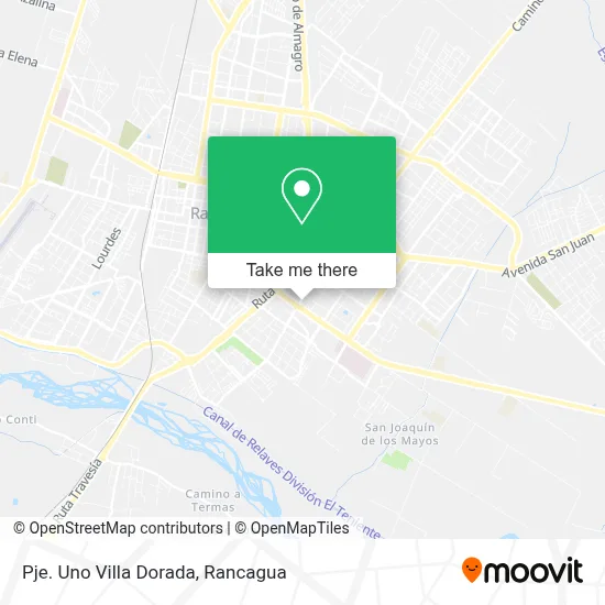 Pje. Uno Villa Dorada map