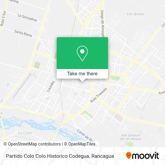 Mapa de Partido Colo Colo Historico Codegua