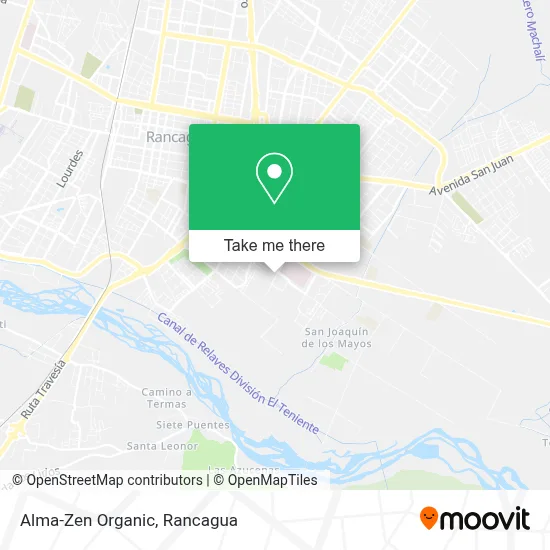 Alma-Zen Organic map