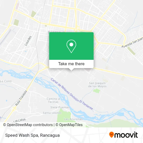 Speed Wash Spa map