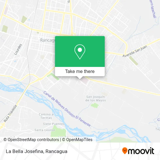 La Bella Josefina map