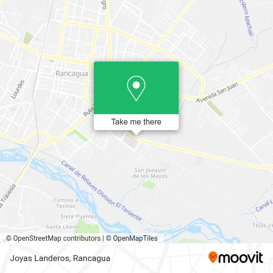 Joyas Landeros map