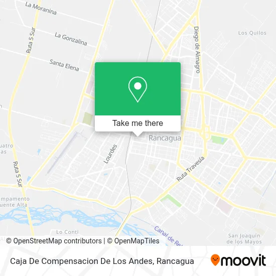 Caja De Compensacion De Los Andes map