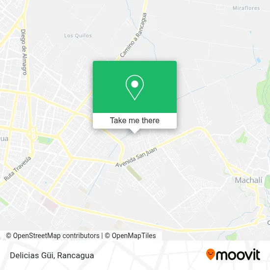 Delicias Güi map