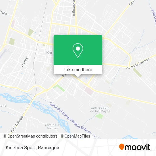 Kinetica Sport map