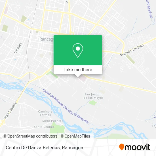 Centro De Danza Belenus map
