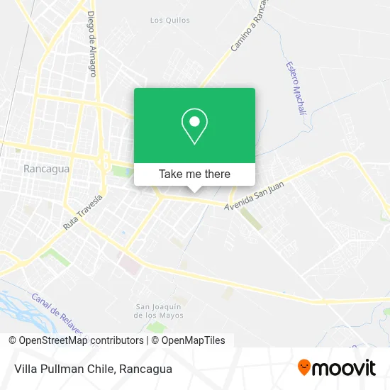 Mapa de Villa Pullman Chile