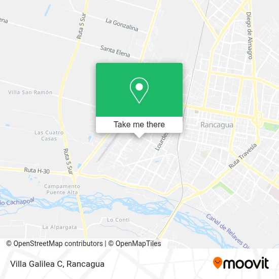 Villa Galilea C map