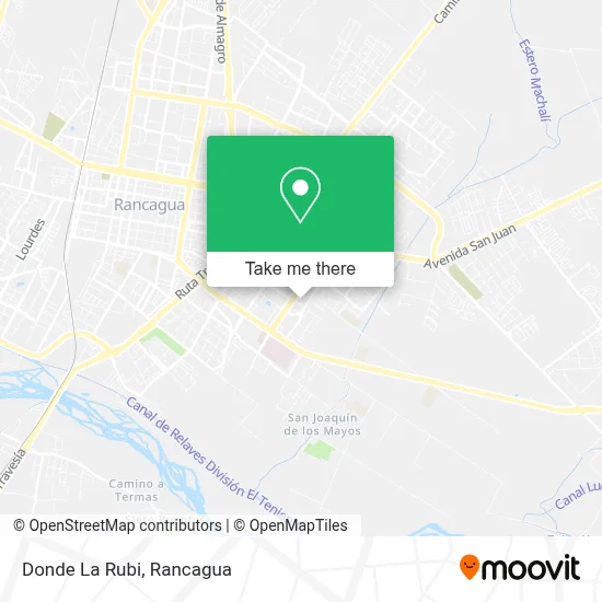 Donde La Rubi map