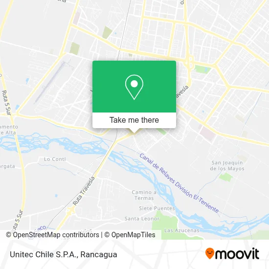 Mapa de Unitec Chile S.P.A.