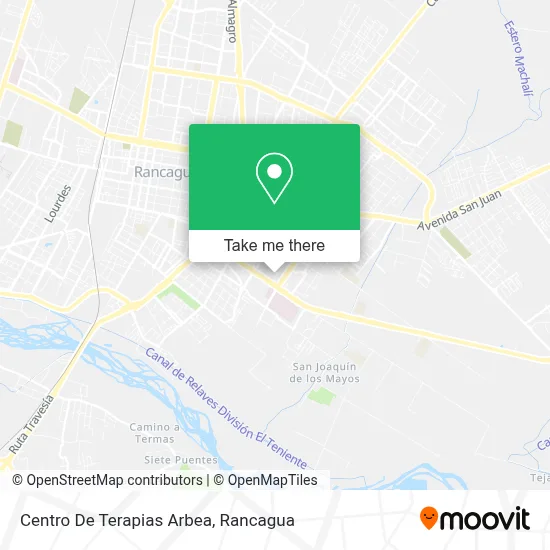 Centro De Terapias Arbea map