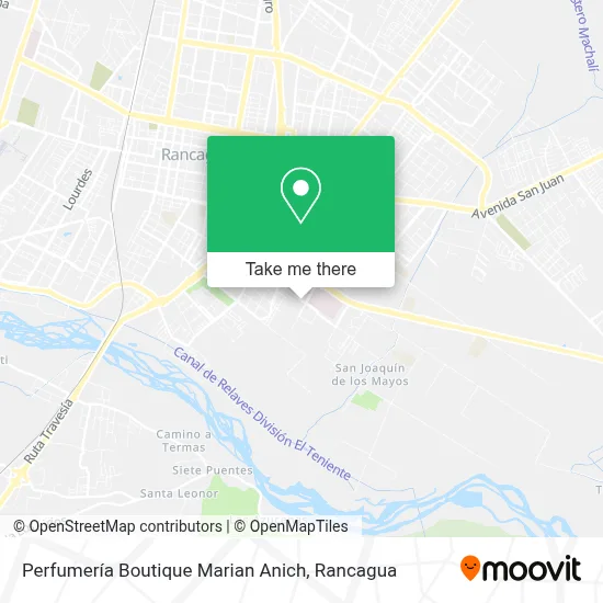 Perfumería Boutique Marian Anich map