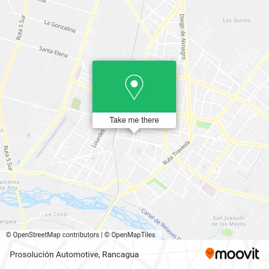 Prosolución Automotive map