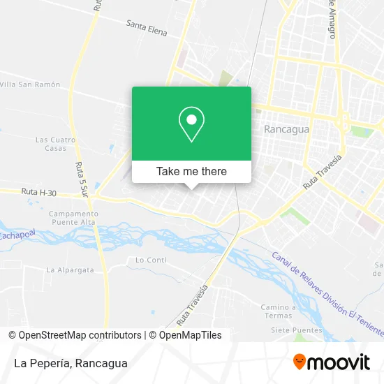 La Pepería map