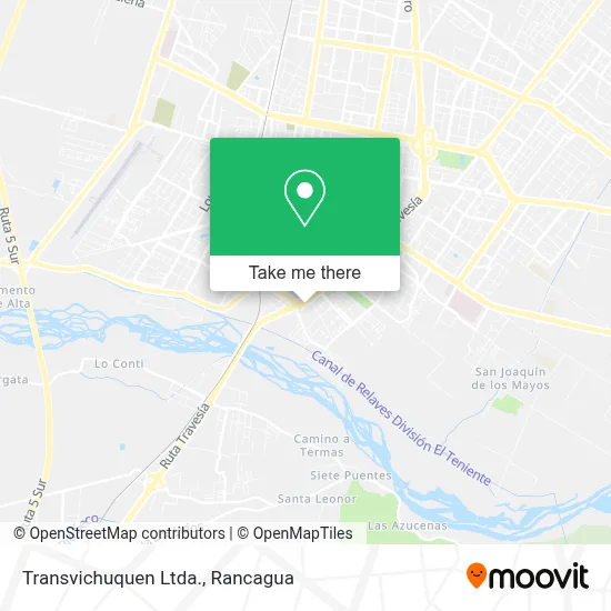 Transvichuquen Ltda. map