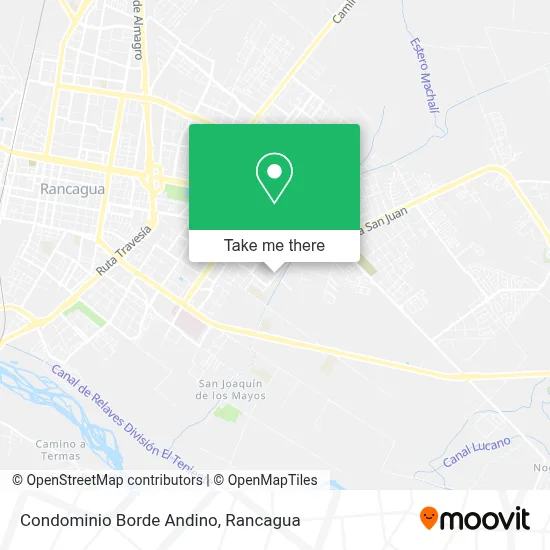 Condominio Borde Andino map