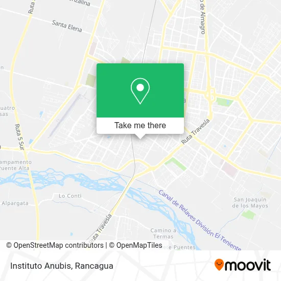 Instituto Anubis map