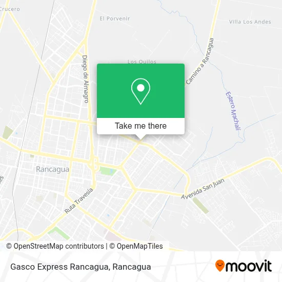 Gasco Express Rancagua map