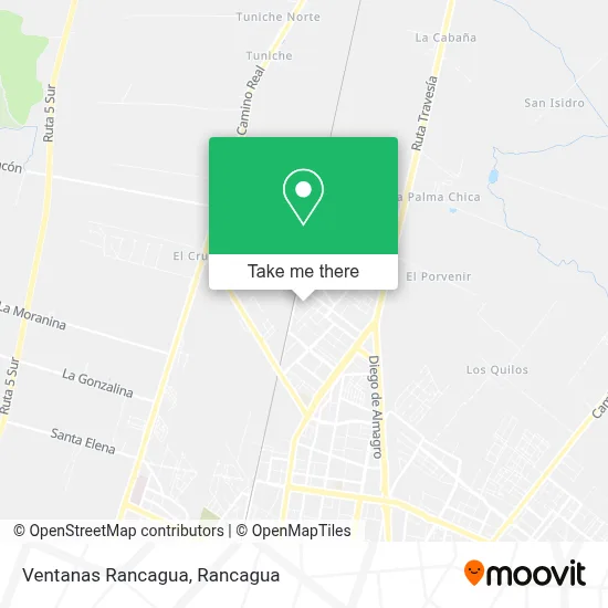 Ventanas Rancagua map