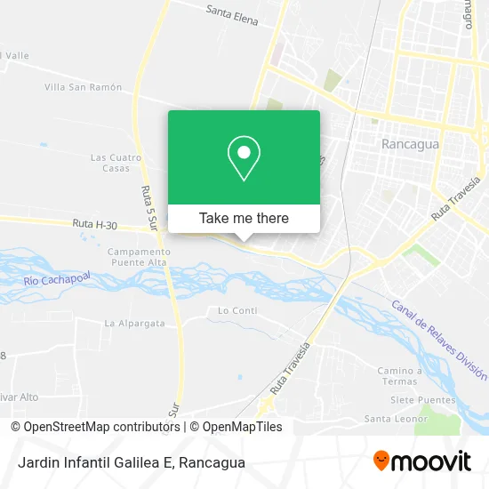 Jardin Infantil Galilea E map