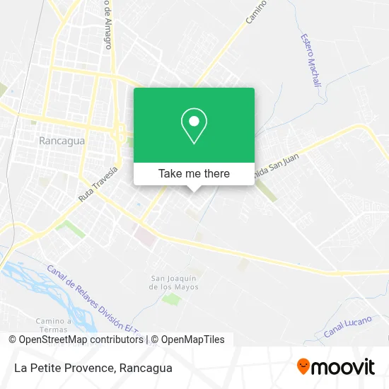 La Petite Provence map