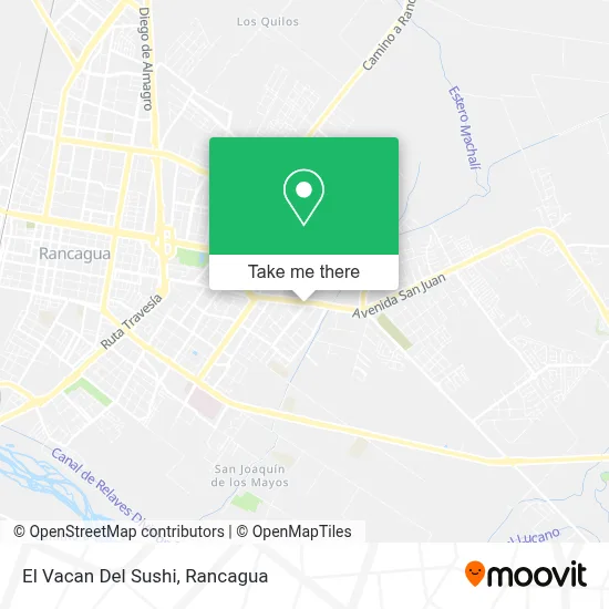 El Vacan Del Sushi map
