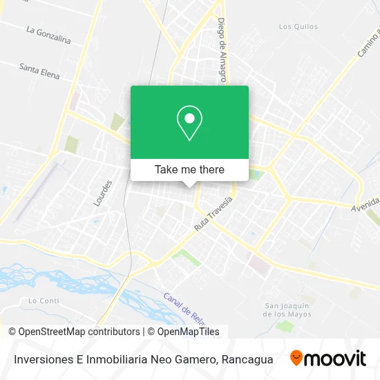 Mapa de Inversiones E Inmobiliaria Neo Gamero