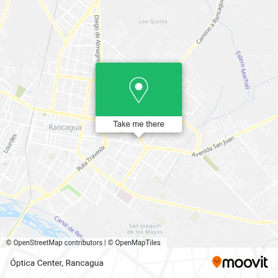 Óptica Center map