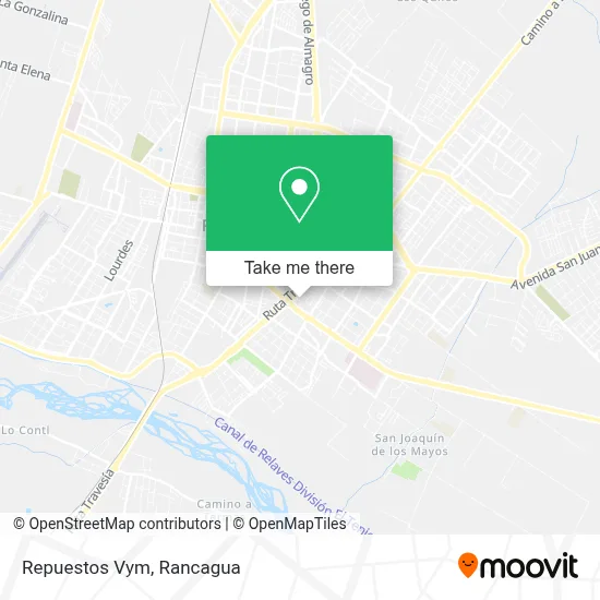 Repuestos Vym map