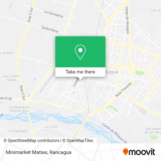 Minimarket Matias map