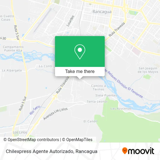 Chilexpress Agente Autorizado map