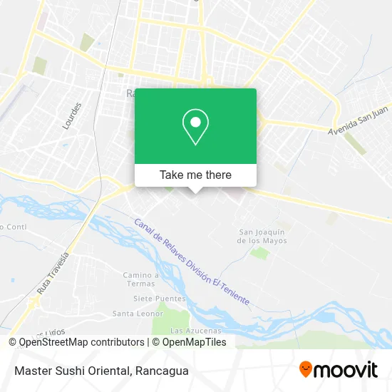 Master Sushi Oriental map