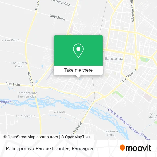 Polideportivo Parque Lourdes map